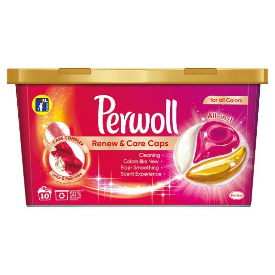 Perwoll Renew Caps 10ks Color | Prací prostředky - Prací gely, tablety a mýdla Perwoll Renew Caps 10ks Color | Prací prostředky - Prací gely, tablety a mýdla